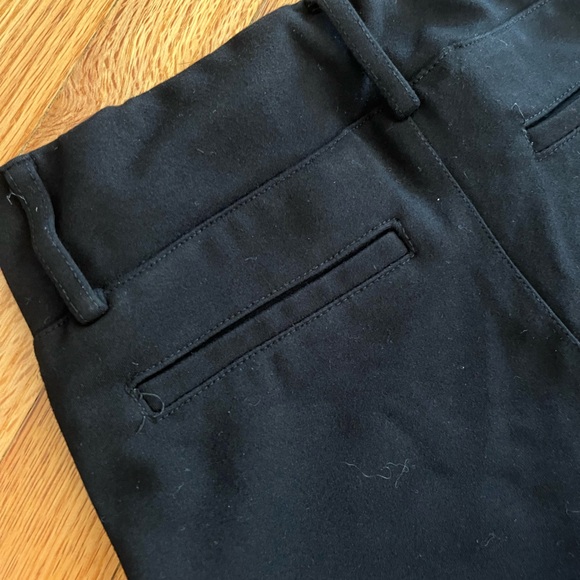 Flared black leggings (S) cinched waist - Picture 3 of 4